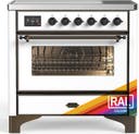 ILVE UMIB36N Majestic III 36 inch Induction Range with 6 Elements, 3.5 cu. ft. Total Oven Capacity
