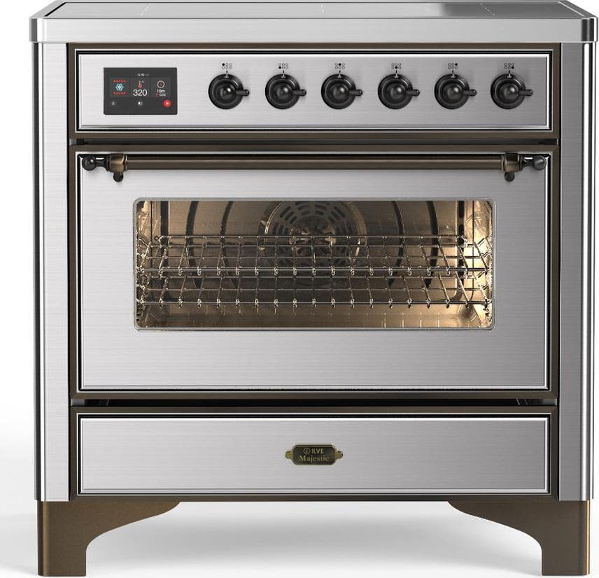 Stainless Steel With Burnished Trim