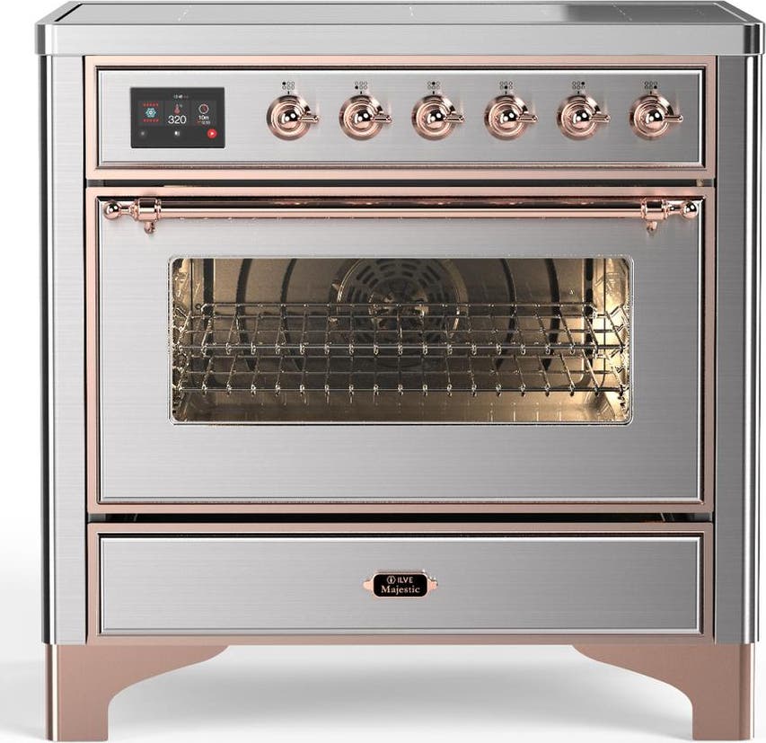 Stainless Steel With Copper Trim
