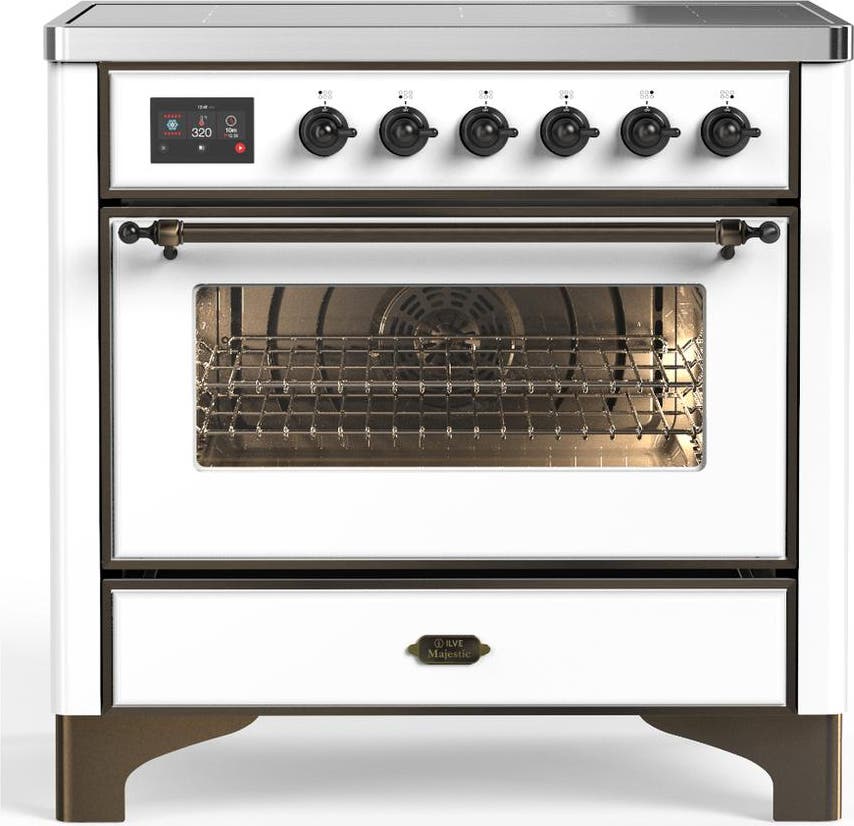 White With Burnished Trim