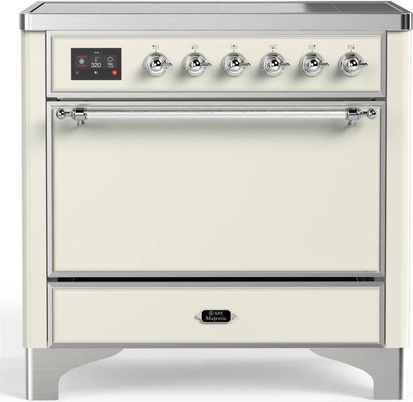Antique White With Chrome Trim