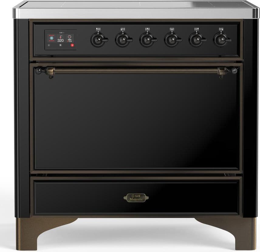 Glossy Black With Burnished Trim