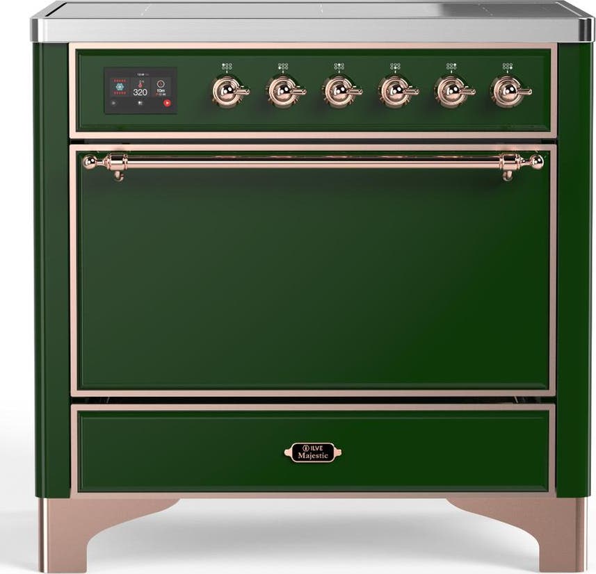 Emerald Green With Copper Trim