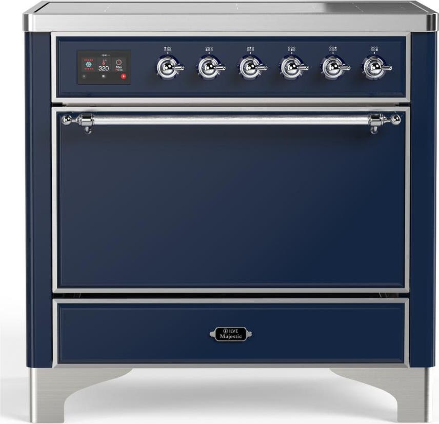 Midnight Blue With Chrome Trim