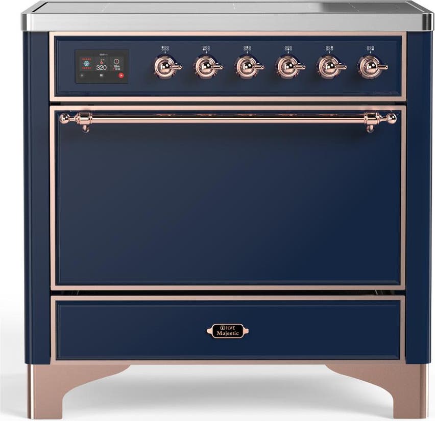 Midnight Blue With Copper Trim
