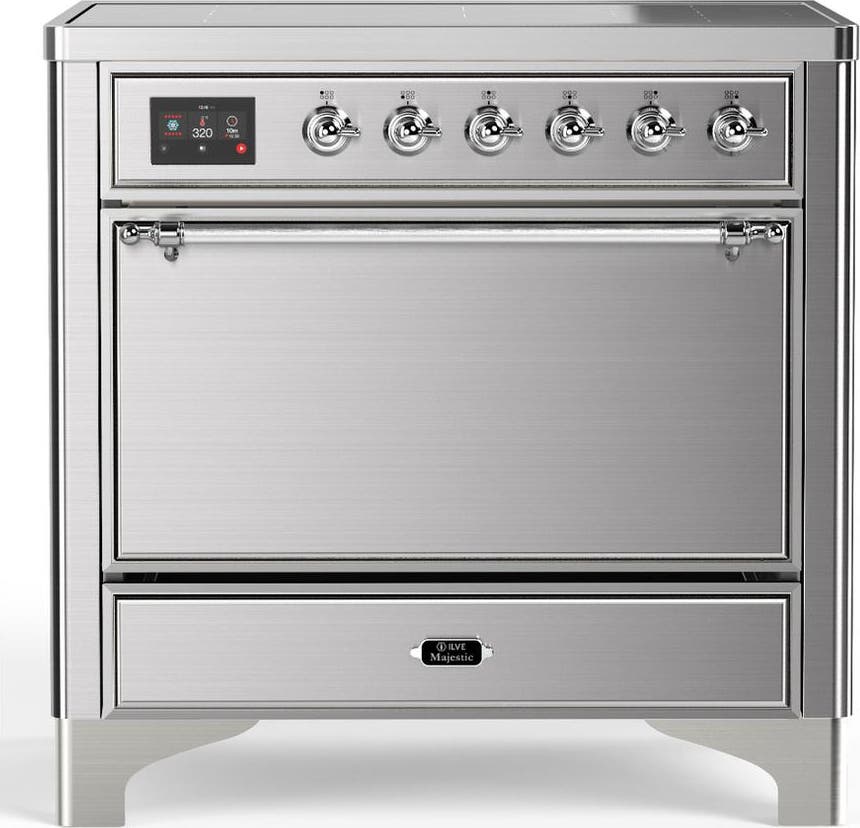 Stainless Steel With Chrome Trim
