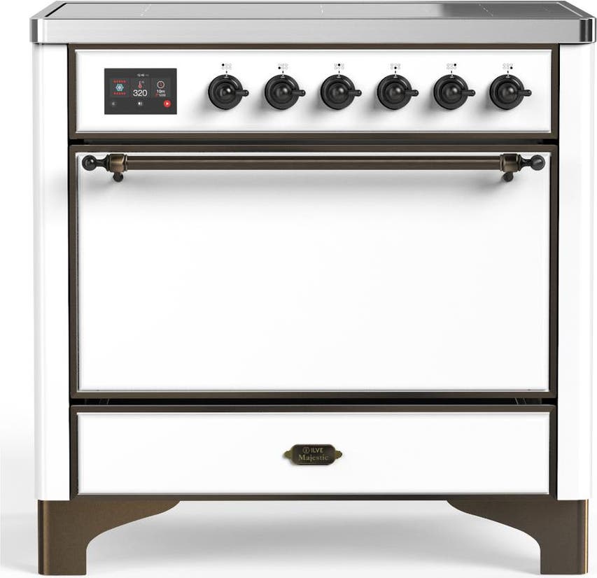 White With Burnished Trim