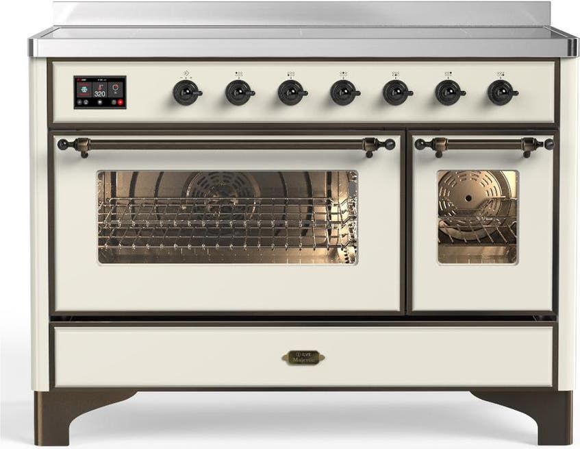 Antique White With Burnished Trim