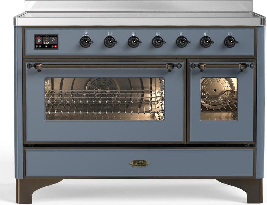 Blue Grey With Burnished Trim