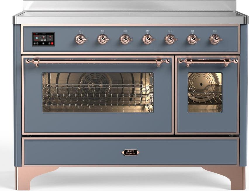 Blue Grey With Copper Trim