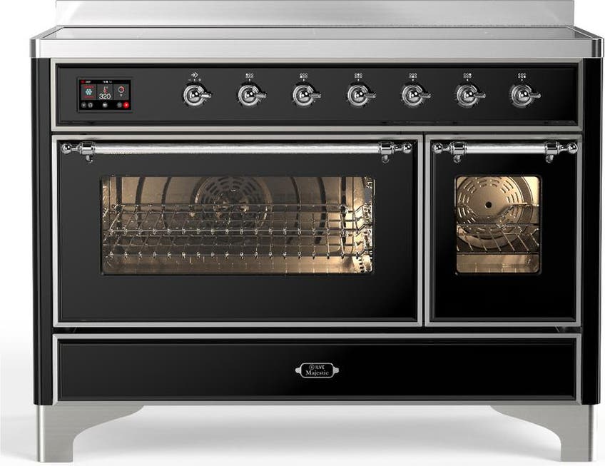 Glossy Black With Chrome Trim