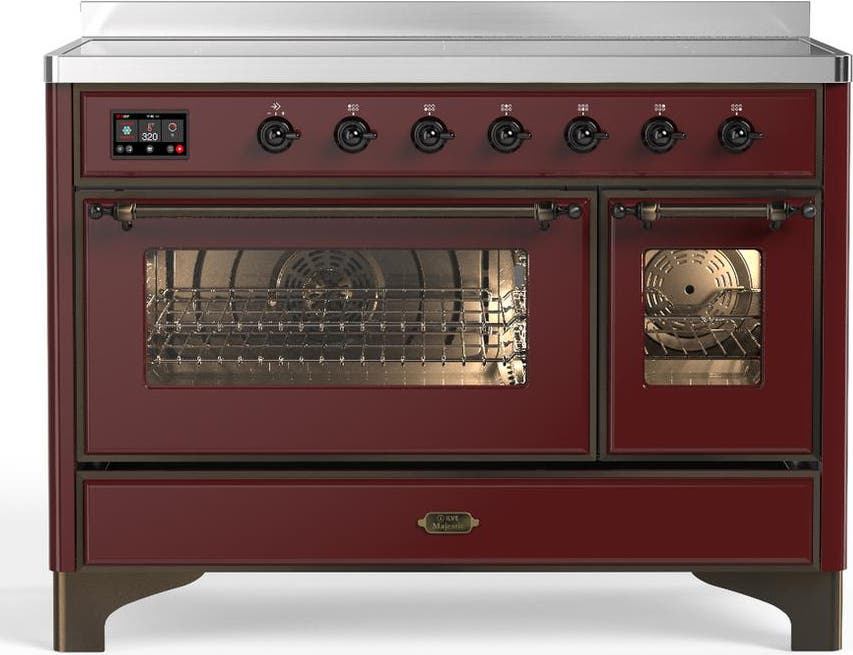 Burgundy With Burnished Trim