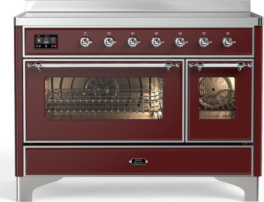 Burgundy With Chrome Trim