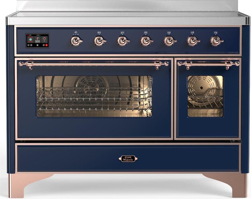 Midnight Blue With Copper Trim