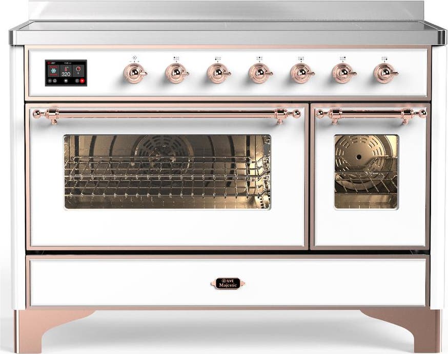 White With Copper Trim