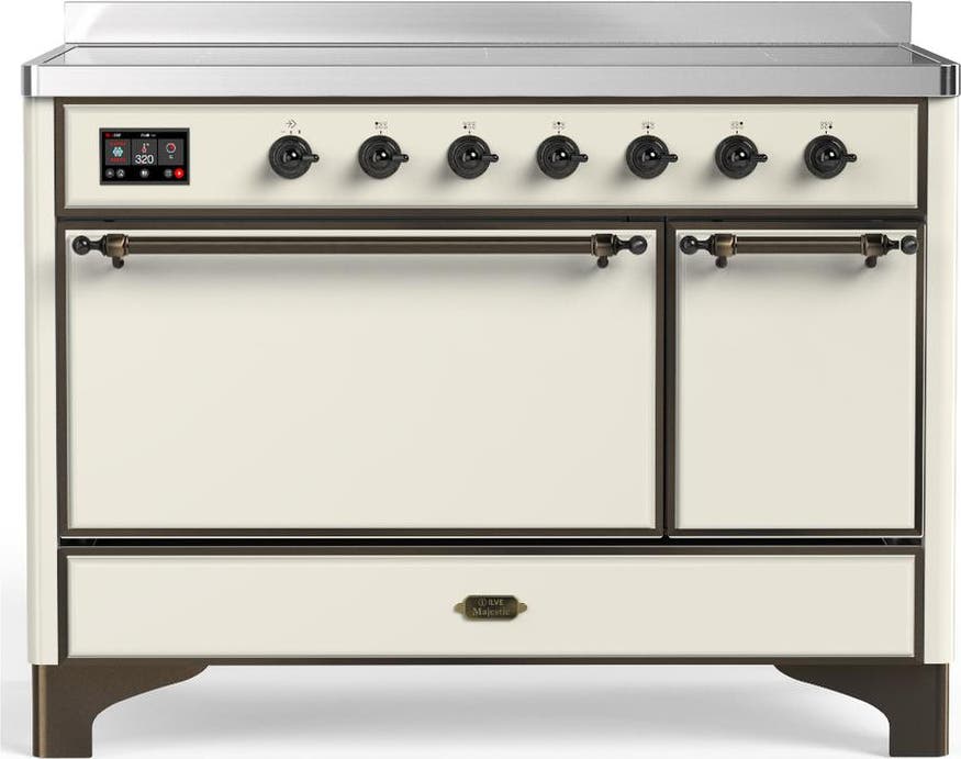 Antique White With Burnished Trim
