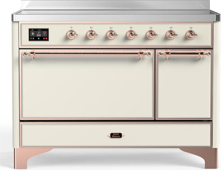 Antique White With Copper Trim