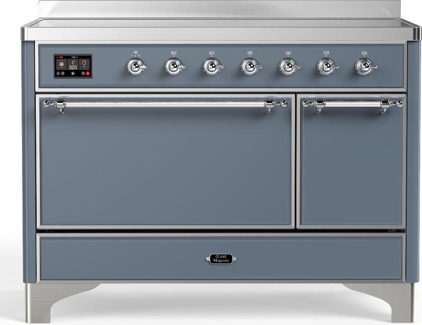 Blue Grey With Chrome Trim