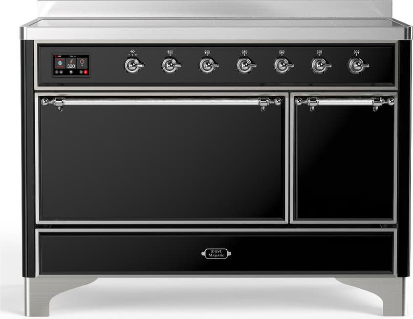 Glossy Black With Chrome Trim