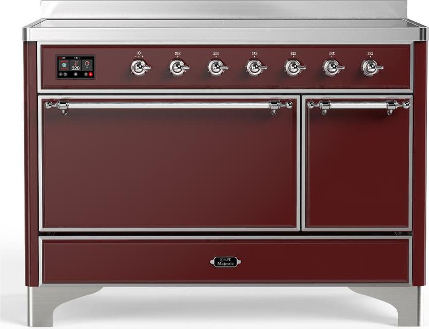 Burgundy With Chrome Trim