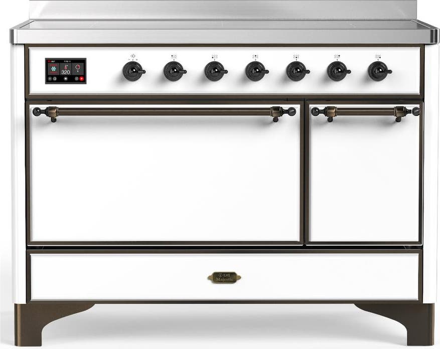 White With Burnished Trim