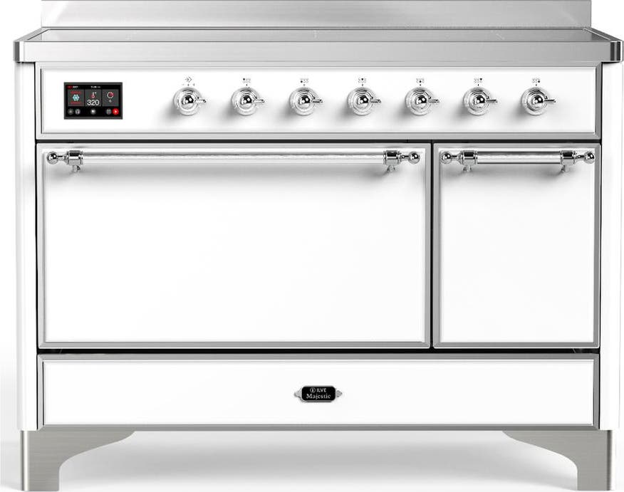 White With Chrome Trim
