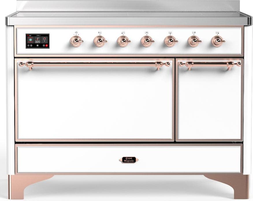 White With Copper Trim