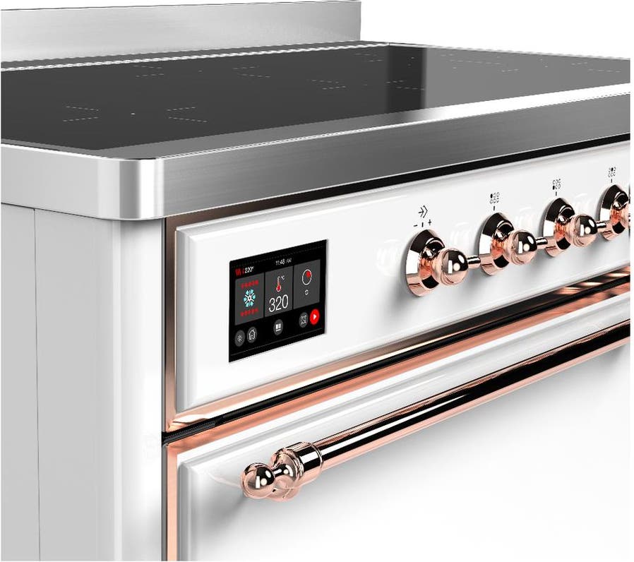 Ilve UMIB48QNR3WHP White With Copper Trim