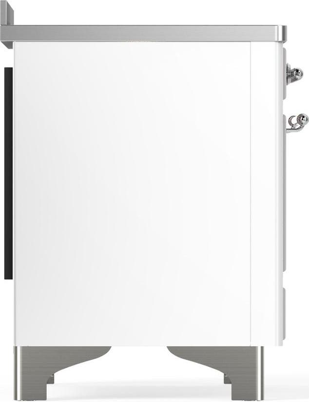 Ilve UMIB48QNR3WHC White With Chrome Trim