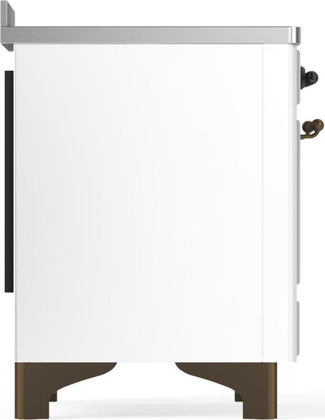 Ilve UMIB48QNR3WHB White With Burnished Trim