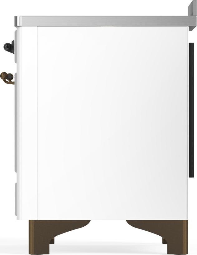 Ilve UMIB48QNR3WHB White With Burnished Trim
