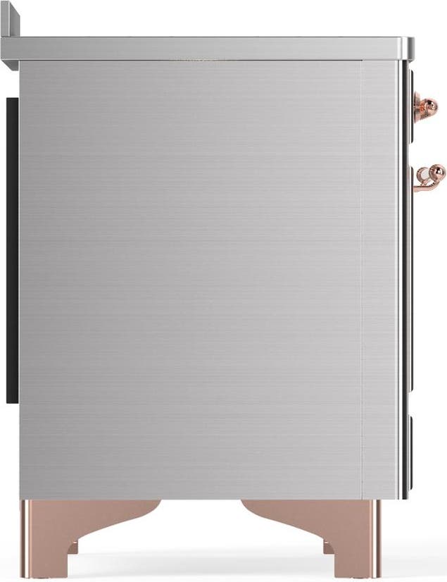 Ilve UMIB48QNR3SSP Stainless Steel With Copper Trim