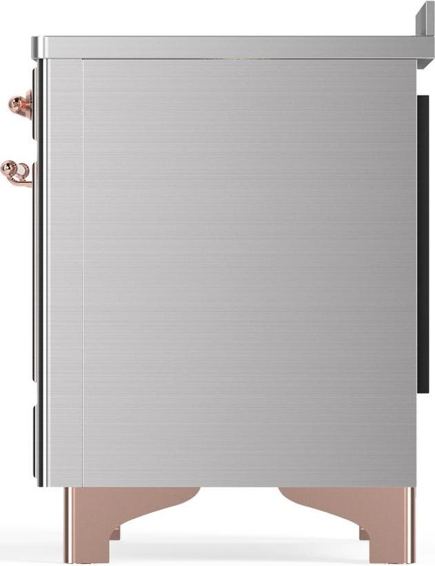Ilve UMIB48QNR3SSP Stainless Steel With Copper Trim