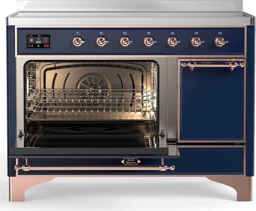 Ilve UMIB48QNR3MBP Midnight Blue With Copper Trim
