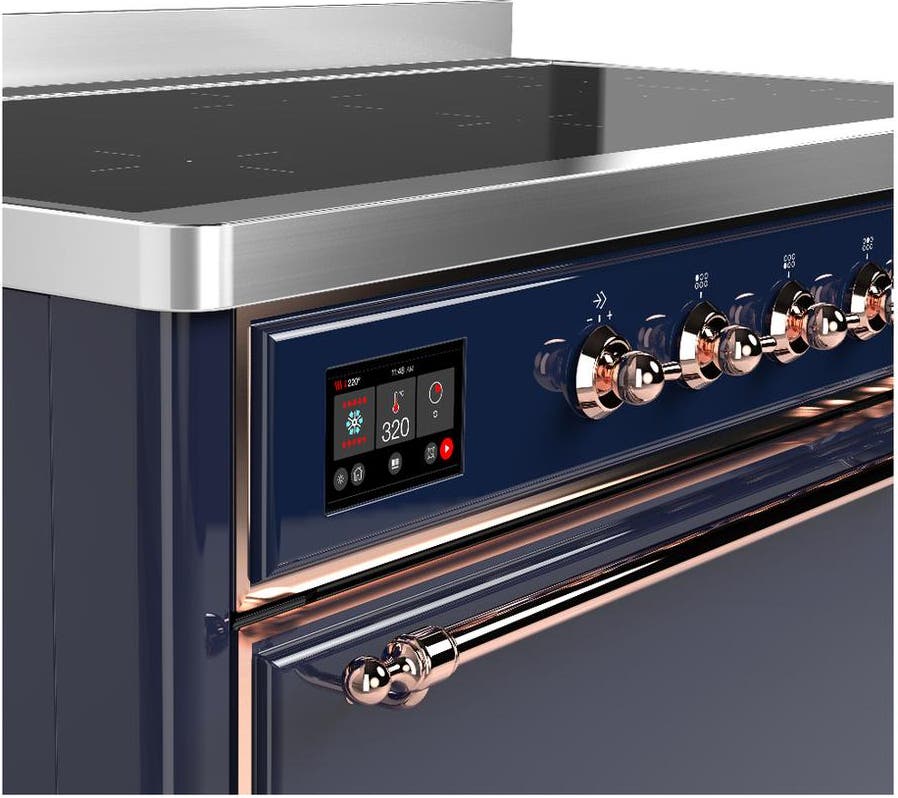 Ilve UMIB48QNR3MBP Midnight Blue With Copper Trim