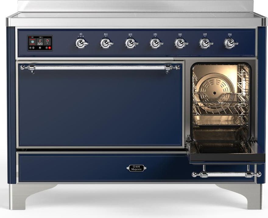 Ilve UMIB48QNR3MBC Midnight Blue With Chrome Trim