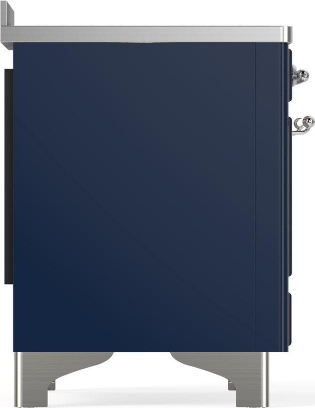 Ilve UMIB48QNR3MBC Midnight Blue With Chrome Trim