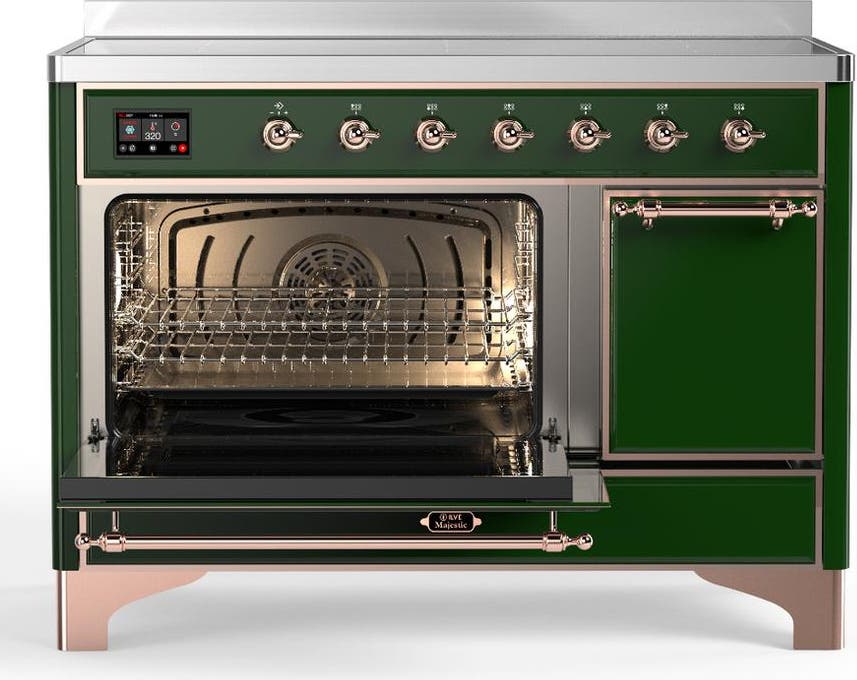 Ilve UMIB48QNR3EGP Emerald Green With Copper Trim