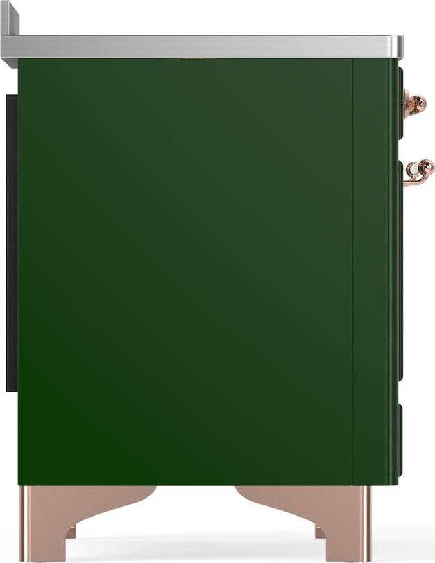 Ilve UMIB48QNR3EGP Emerald Green With Copper Trim