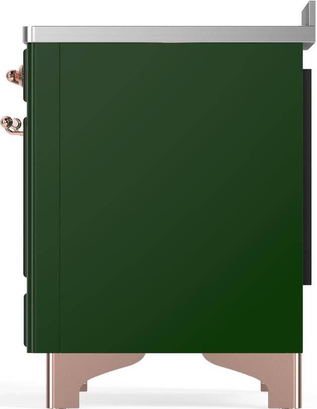Ilve UMIB48QNR3EGP Emerald Green With Copper Trim