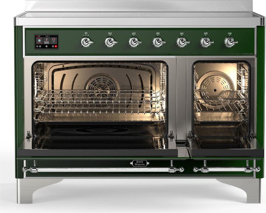 Ilve UMIB48QNR3EGC Emerald Green With Chrome Trim