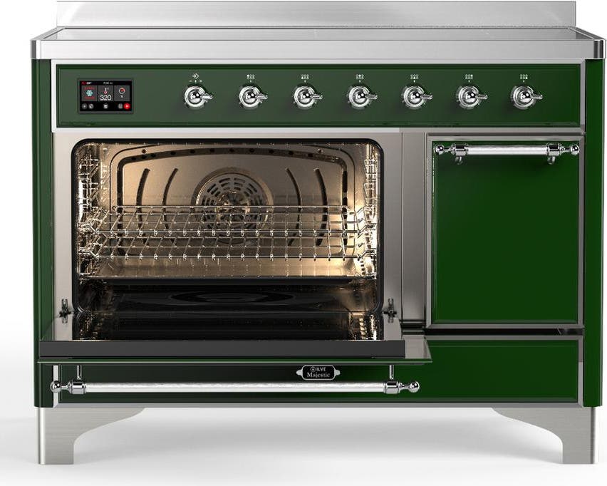 Ilve UMIB48QNR3EGC Emerald Green With Chrome Trim