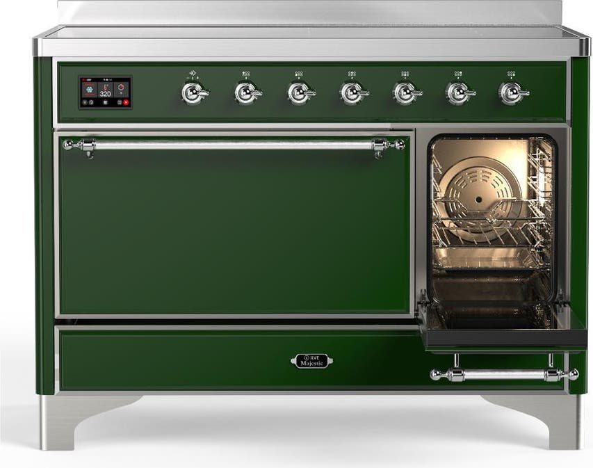 Ilve UMIB48QNR3EGC Emerald Green With Chrome Trim