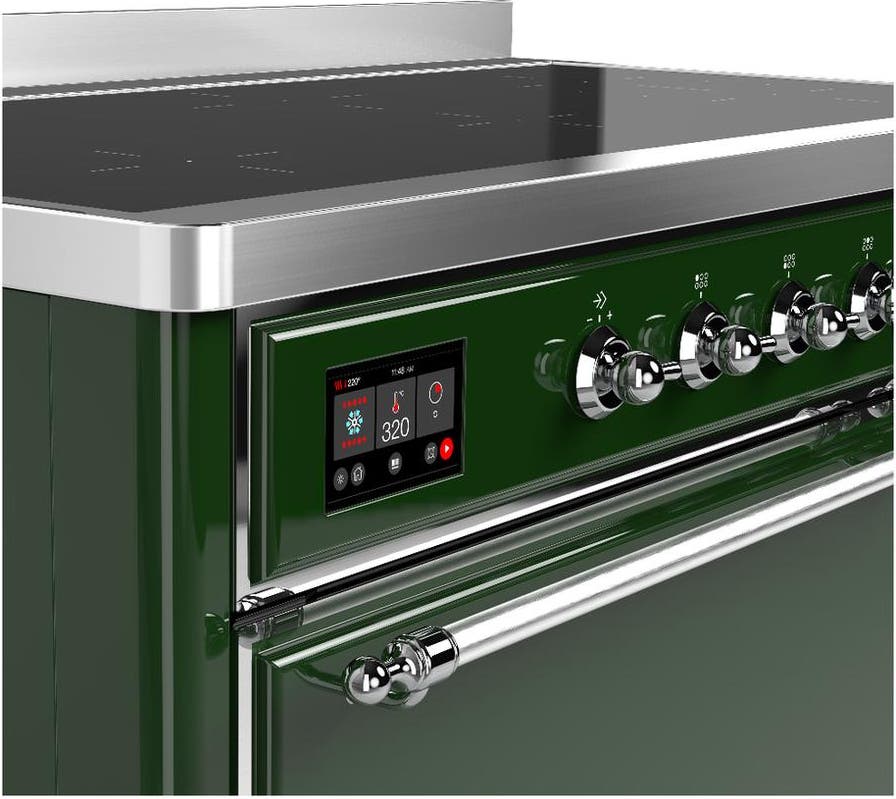 Ilve UMIB48QNR3EGC Emerald Green With Chrome Trim