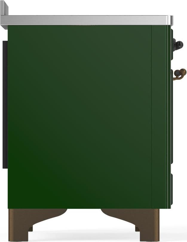 Ilve UMIB48QNR3EGB Emerald Green With Burnished Trim