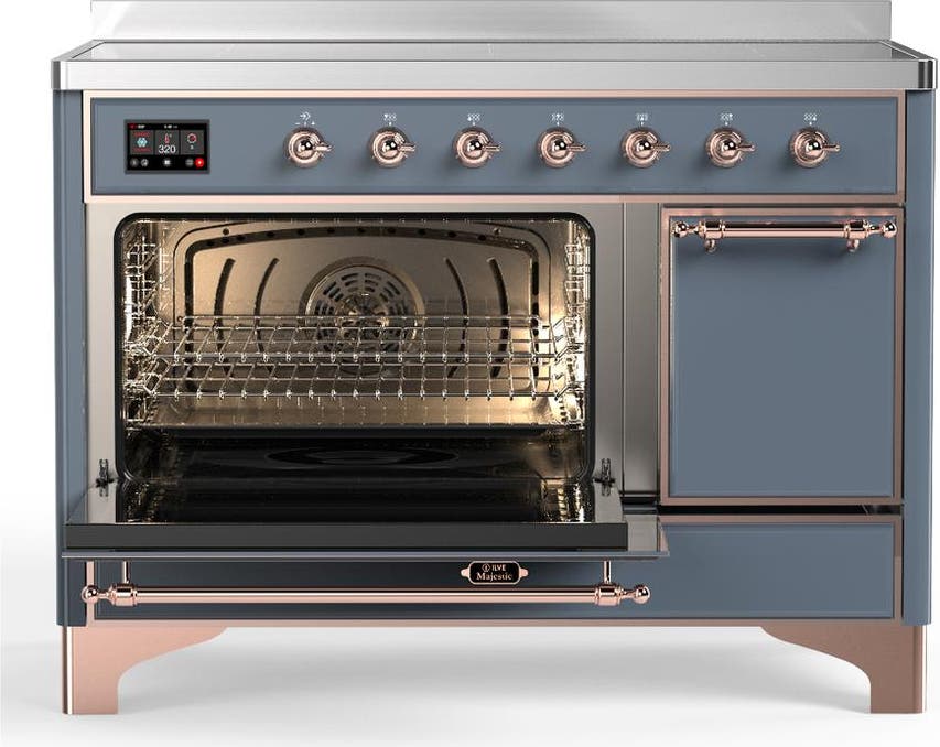 Ilve UMIB48QNR3BGP Blue Grey With Copper Trim