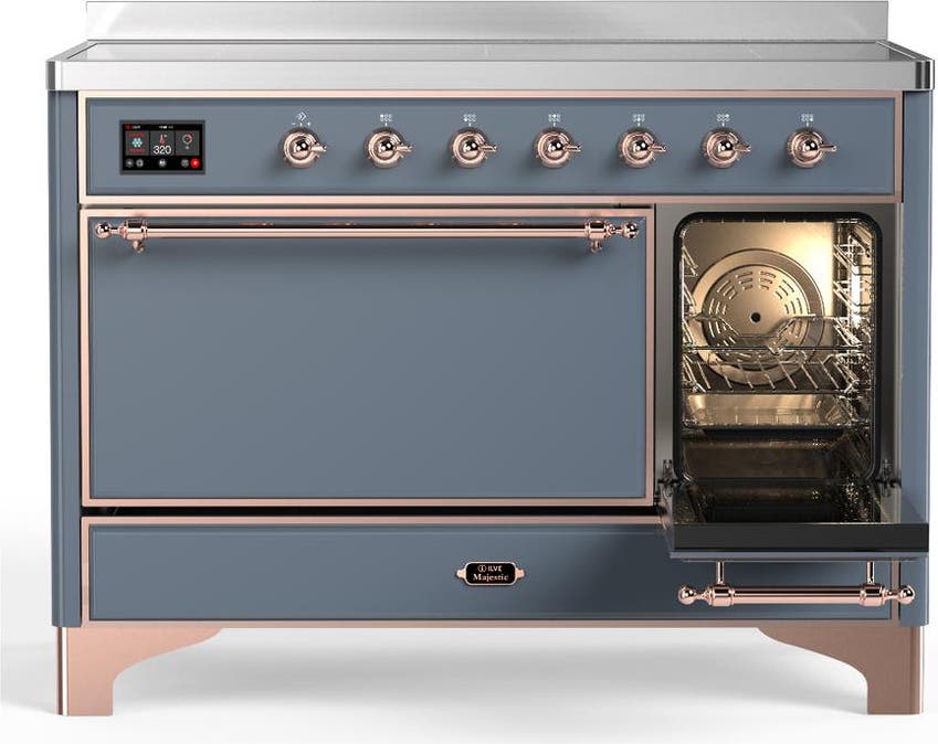 Ilve UMIB48QNR3BGP Blue Grey With Copper Trim
