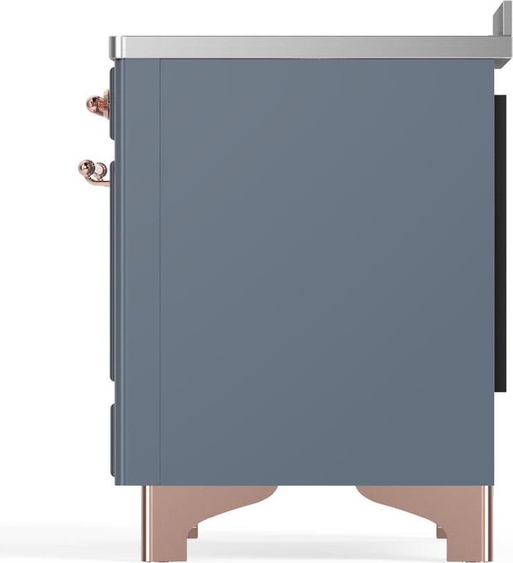 Ilve UMIB48QNR3BGP Blue Grey With Copper Trim