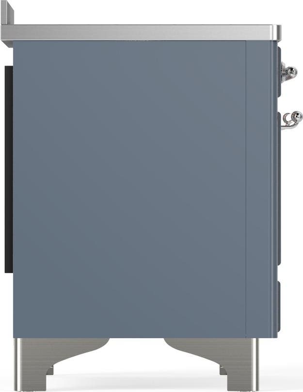Ilve UMIB48QNR3BGC Blue Grey With Chrome Trim