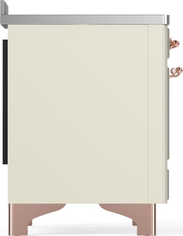 Ilve UMIB48QNR3AWP Antique White With Copper Trim